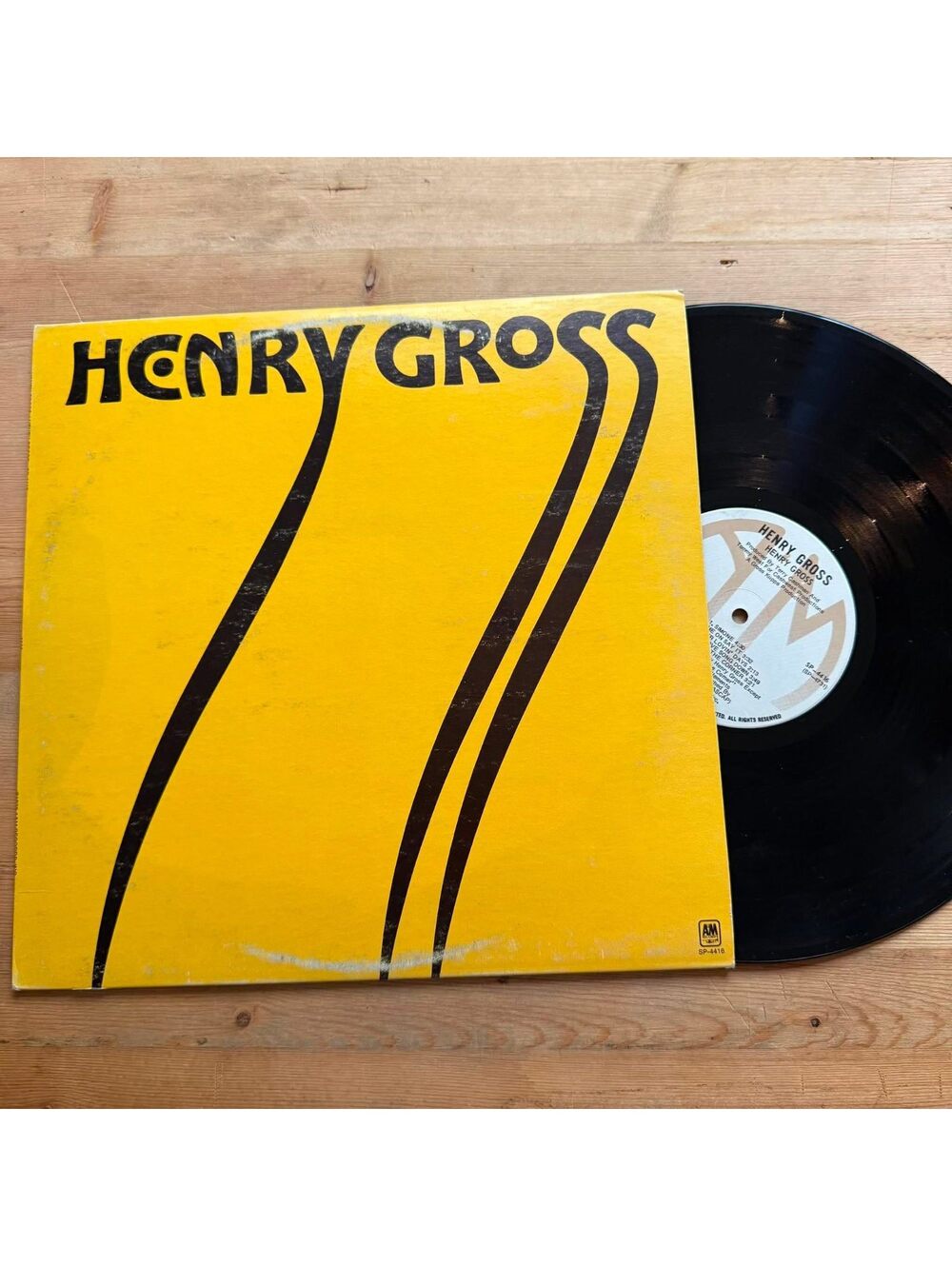 Henry Gross - Henry Gross 33rpm VG+ VR25